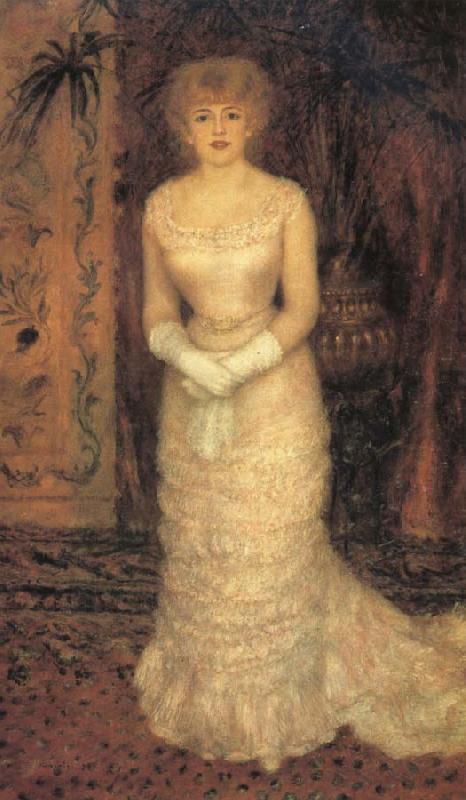 Pierre Auguste Renoir Portrait of the Actress Jeanne Samary